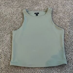 full length tank top.light green from e press size small